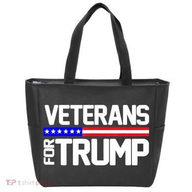 Veterans For Trump Tote Bag