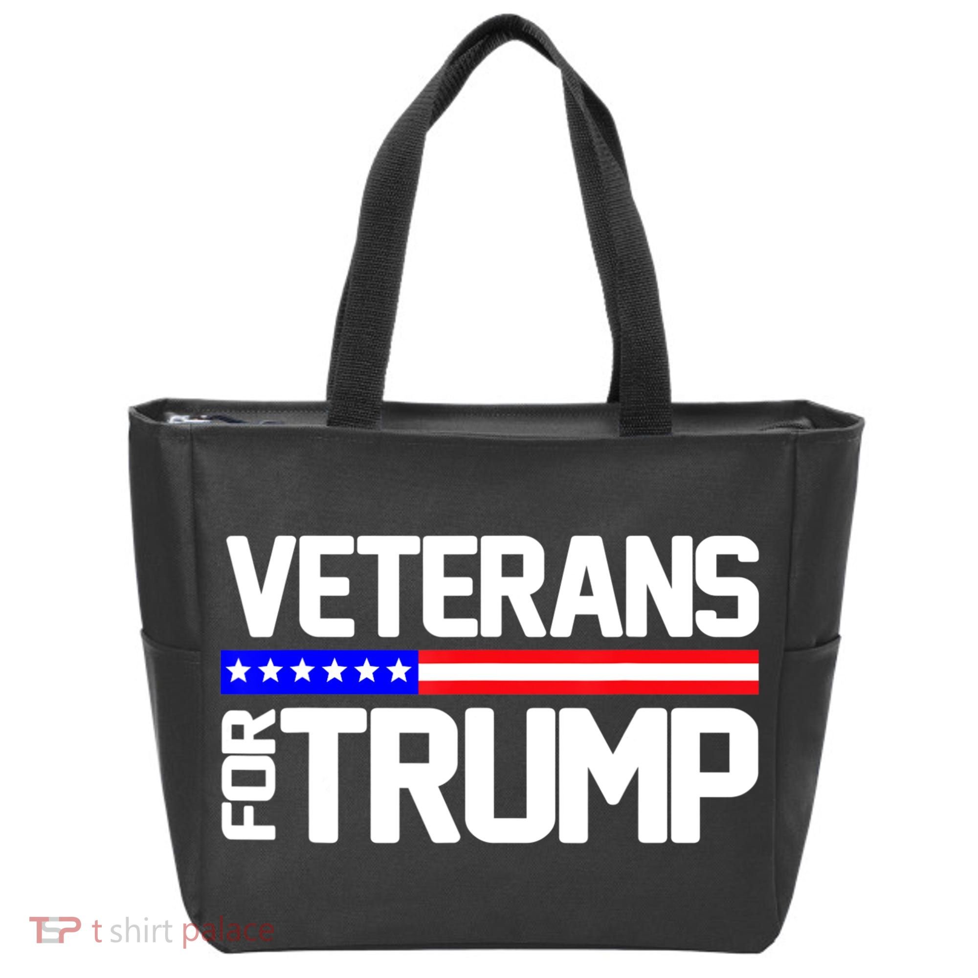 Veterans For Trump Tote Bag
