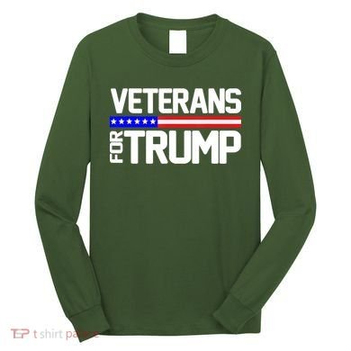 Veterans For Trump Long Sleeve Shirt