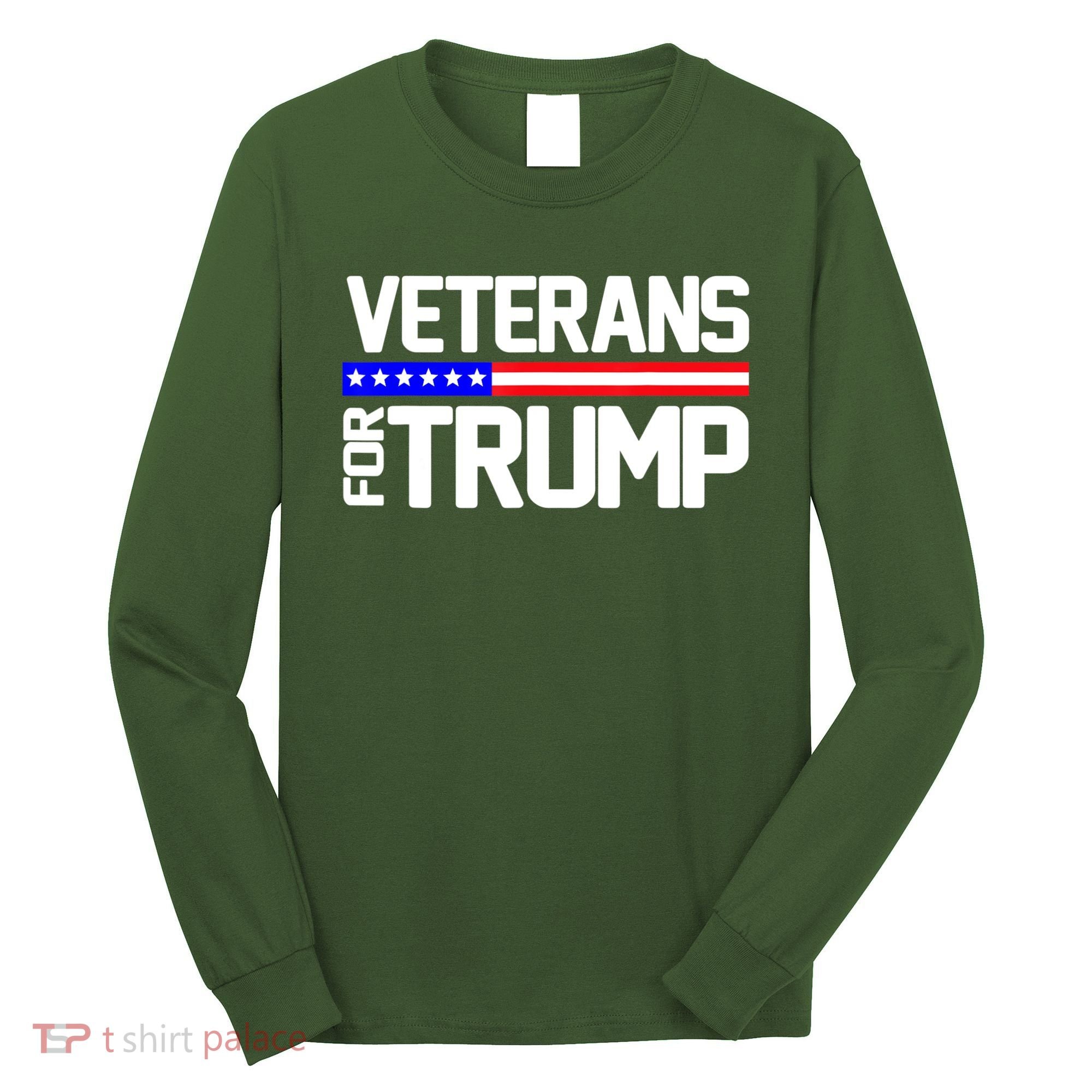 Veterans For Trump Long Sleeve Shirt