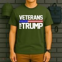 Veterans For Trump T-Shirt thumb 6