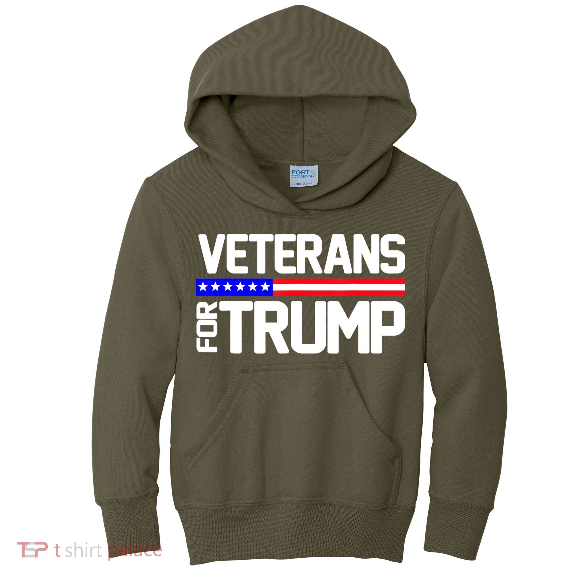 Veterans For Trump Kids Hoodie