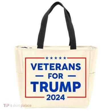 Veterans For Trump 2024 Tote Bag