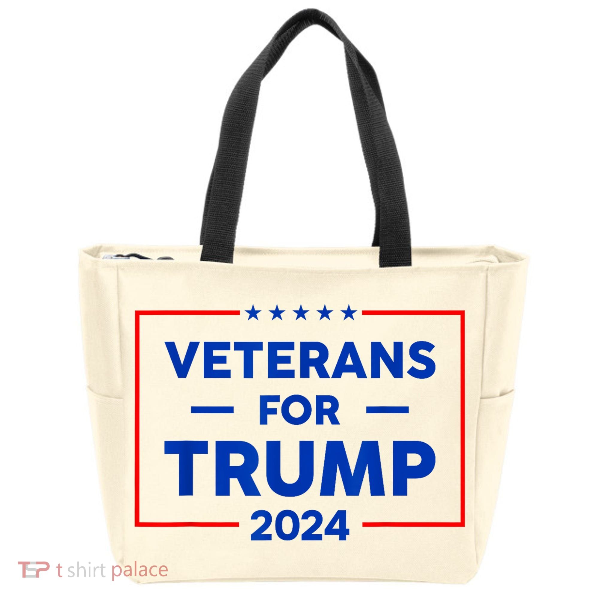 Veterans For Trump 2024 Tote Bag