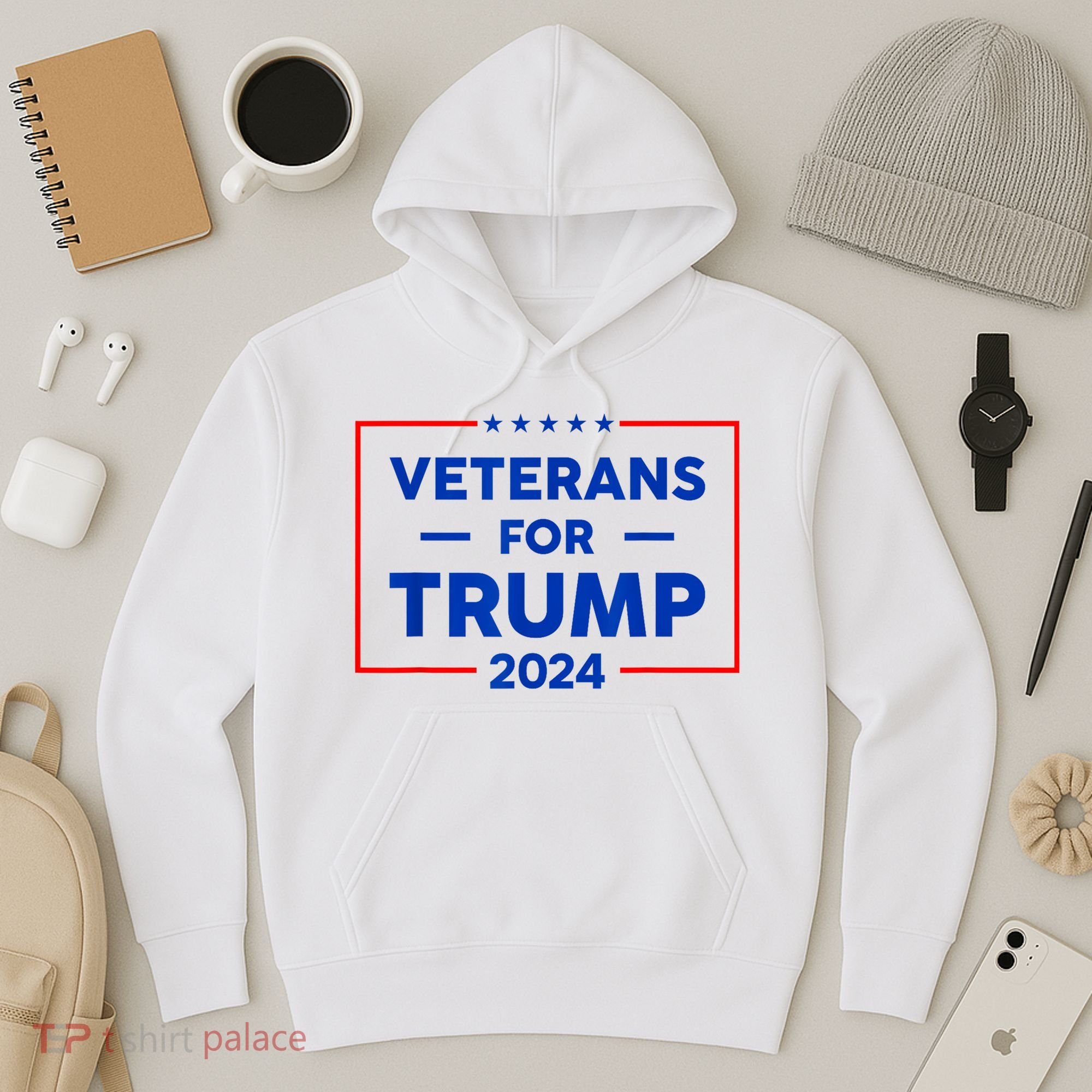 Veterans For Trump 2024 Hoodie