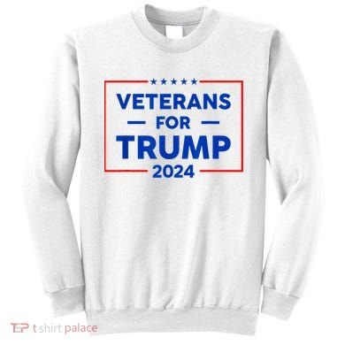 Veterans For Trump 2024 Sweatshirt