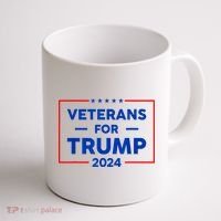 Veterans For Trump 2024 Coffee Mug thumb 1