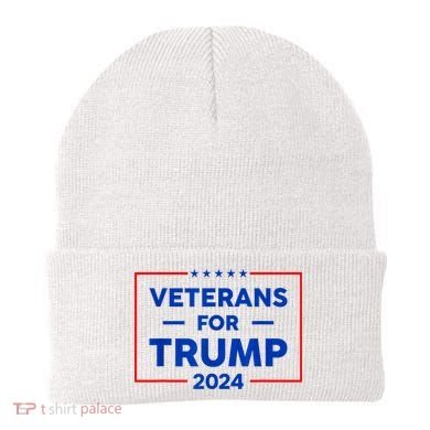 Veterans For Trump 2024 Beanie