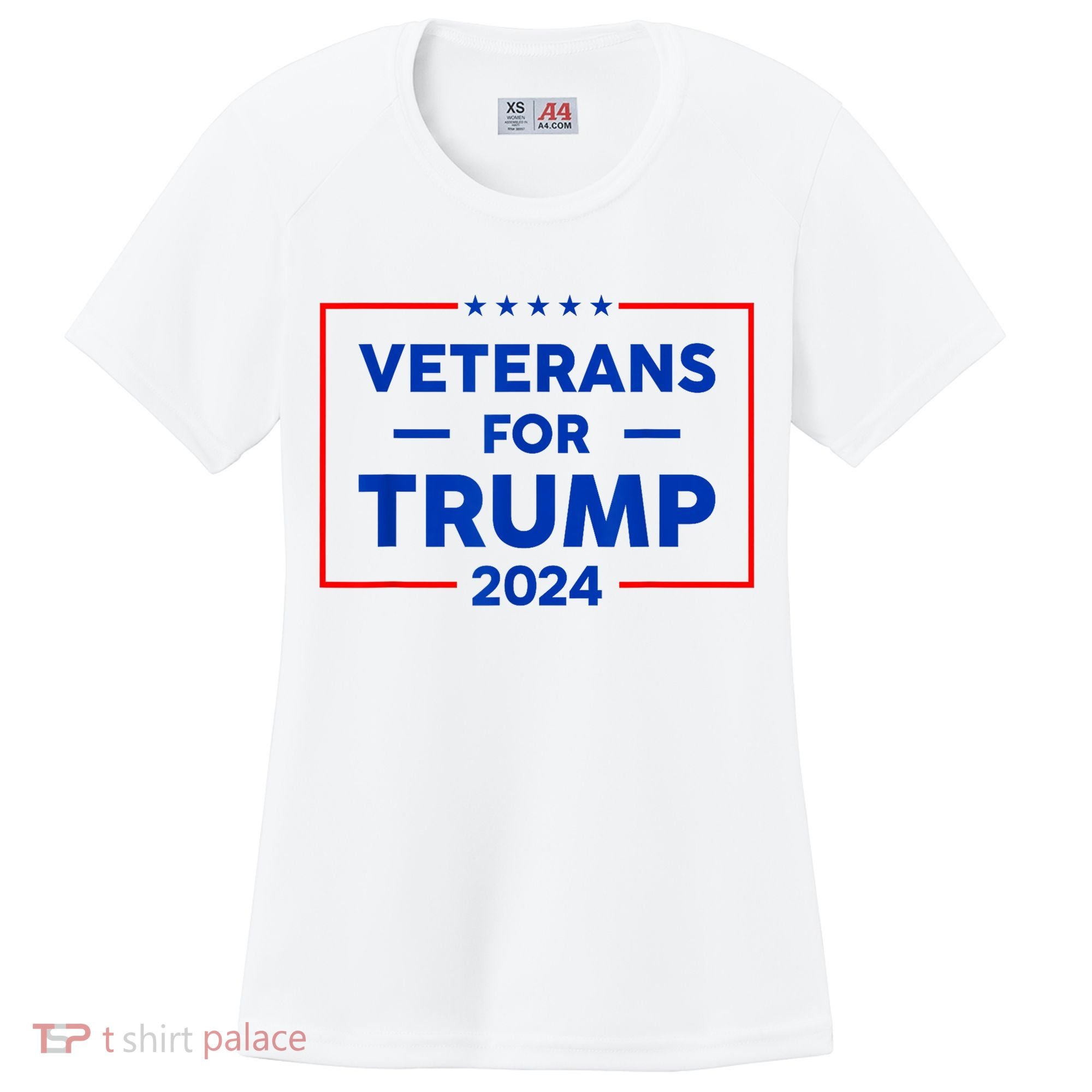 Veterans For Trump 2024 Women's Cooling Performance Crew T-Shirt