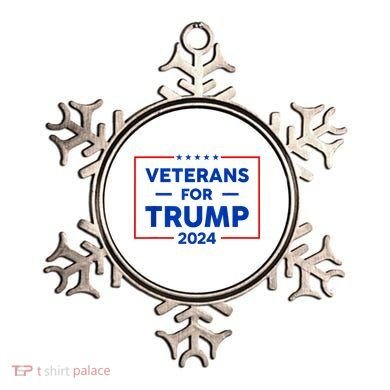 Veterans For Trump 2024 Ornament