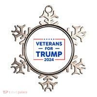 Veterans For Trump 2024 Ornament thumb 0