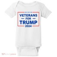 Veterans For Trump 2024 Baby Bodysuit thumb 0