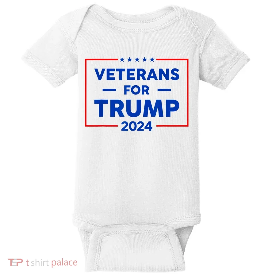 Veterans For Trump 2024 Baby Bodysuit