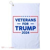 Veterans For Trump 2024 Golf Towel thumb 0