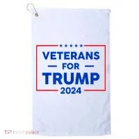 Veterans For Trump 2024 Golf Towel thumb 0