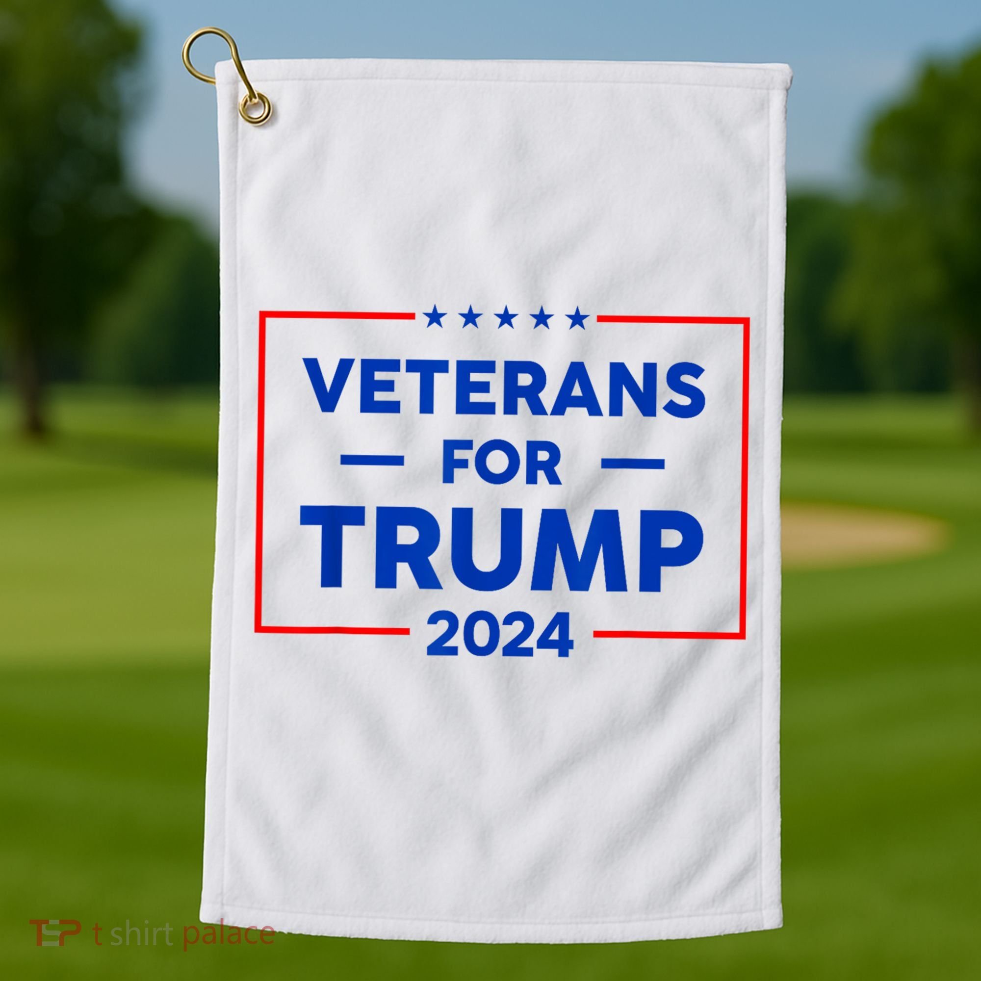 Veterans For Trump 2024 Golf Towel
