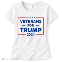 Veterans For Trump 2024 Women's T-Shirt thumb 0