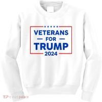 Veterans For Trump 2024 Kids Sweatshirt thumb 0