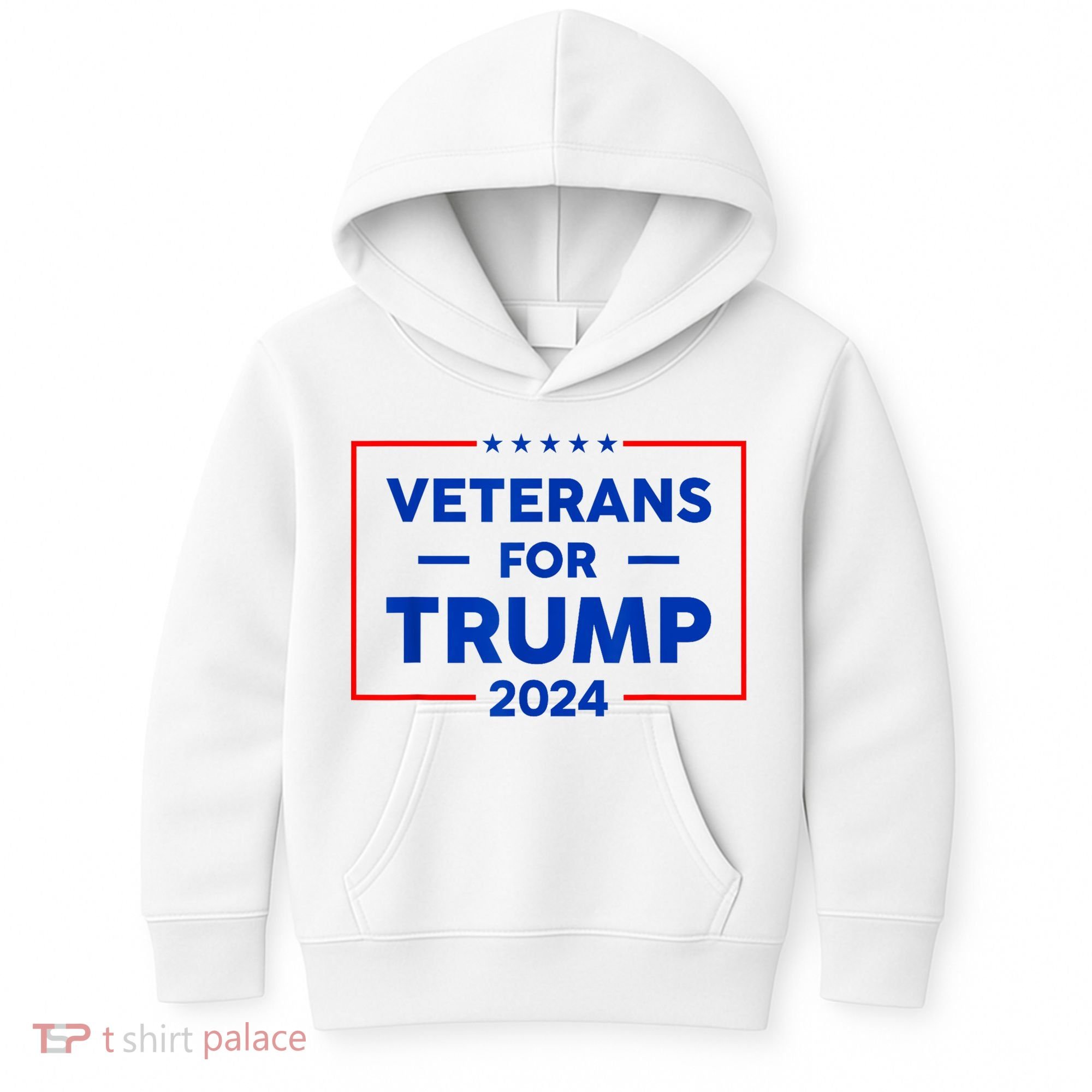Veterans For Trump 2024 Kids Hoodie