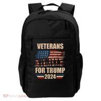 Veterans For Trump 2024 Pro American Troops Backpack thumb 0