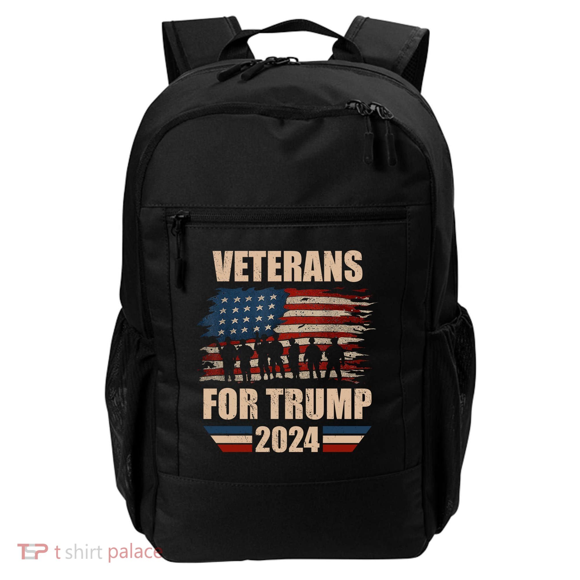 Veterans For Trump 2024 Pro American Troops Backpack