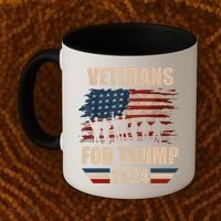 Veterans For Trump 2024 Pro American Troops Coffee Mug thumb 2