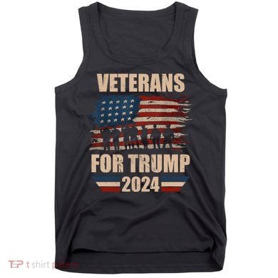 Veterans For Trump 2024 Pro American Troops Tank Top