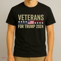 Veterans For Trump 2024 Election 2024 T-Shirt thumb 3