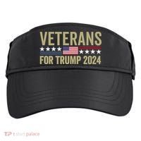 Veterans For Trump 2024 Election 2024 Adult Drive Performance Visor thumb 0