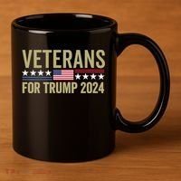 Veterans For Trump 2024 Election 2024 11oz C Handle Ceramic Mug thumb 3