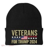 Veterans For Trump 2024 Election 2024 Beanie thumb 0