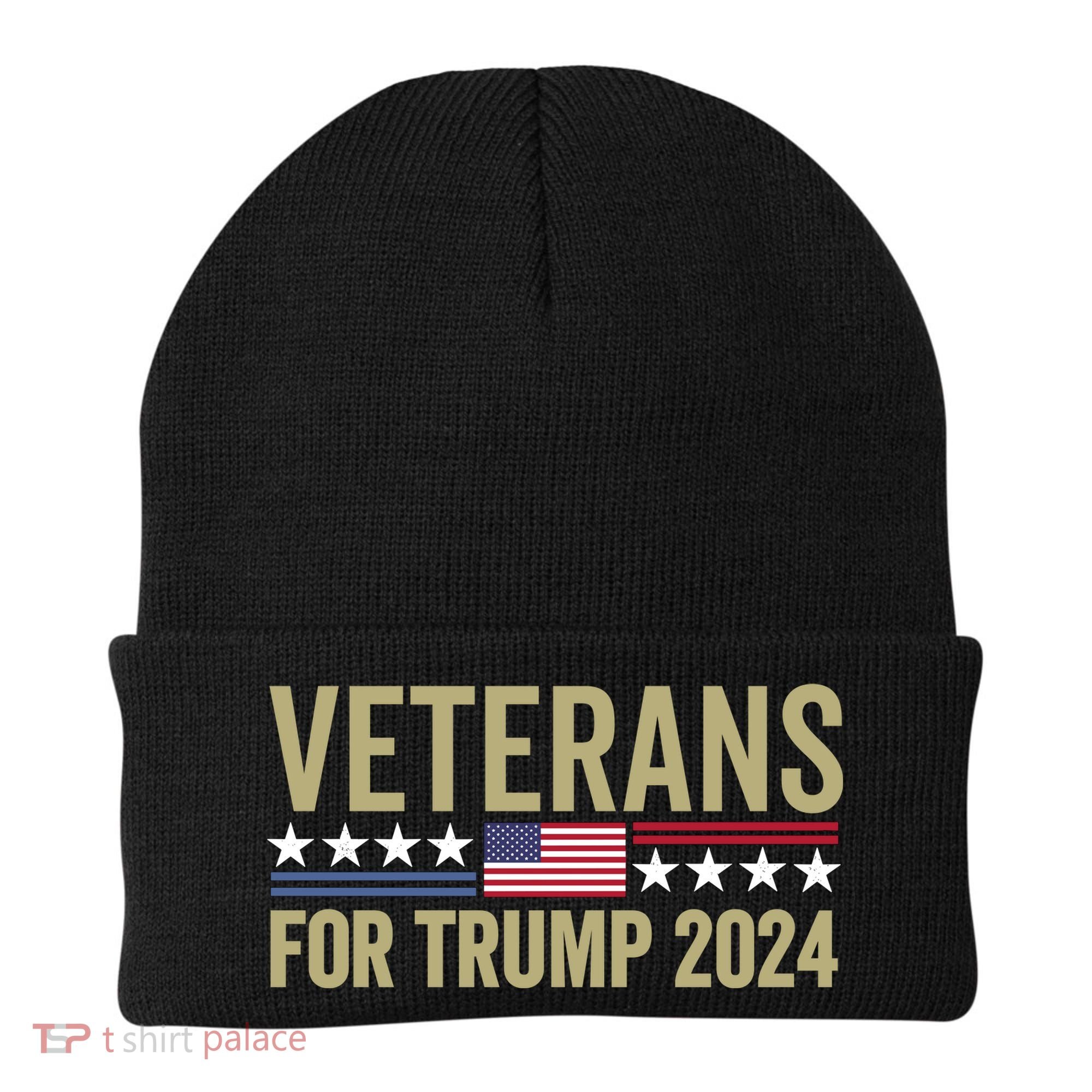 Veterans For Trump 2024 Election 2024 Beanie