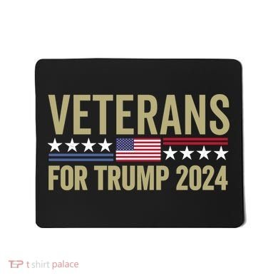 Veterans For Trump 2024 Election 2024 Mousepad