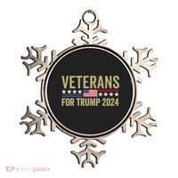 Veterans For Trump 2024 Election 2024 Ornament thumb 0