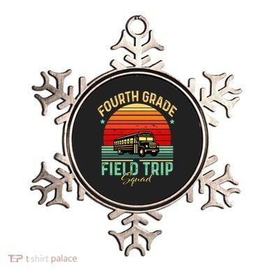Vintage Field Trip 4th Graders Squad Fourth Grade School Great Gift Ornament