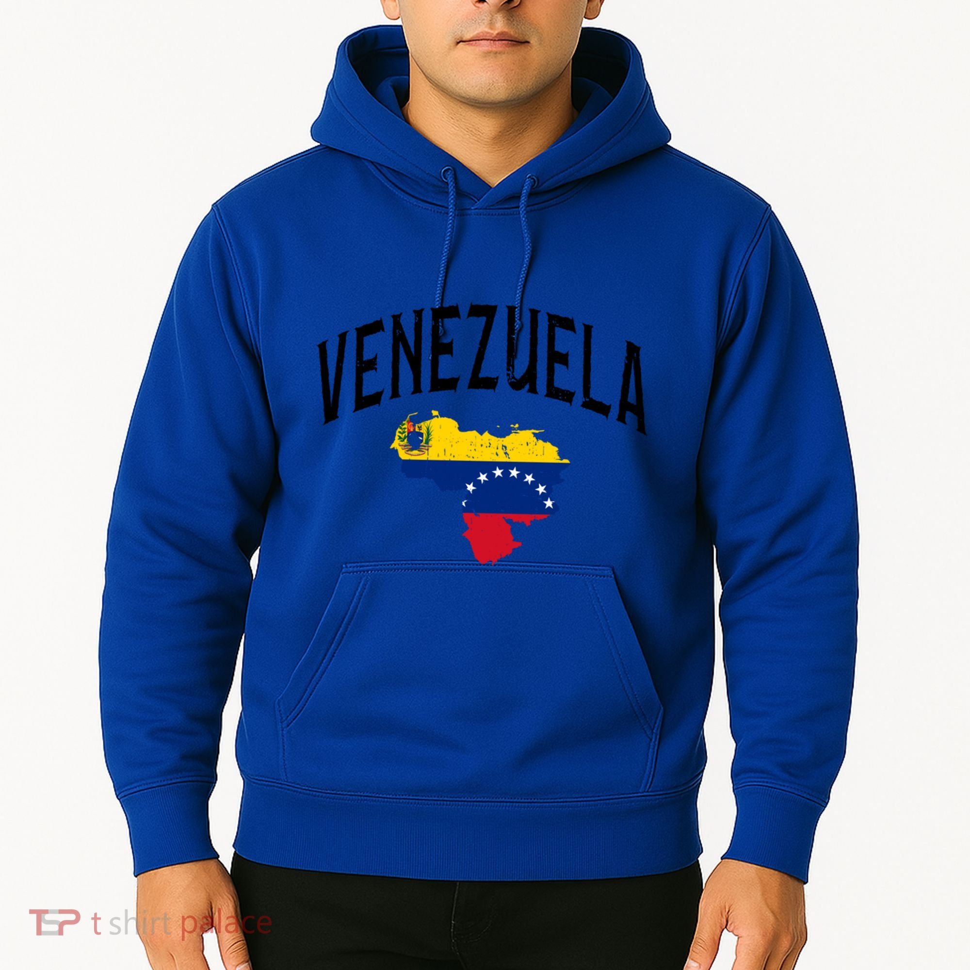 Venezuela Flag Throwback Sports Gift Hoodie