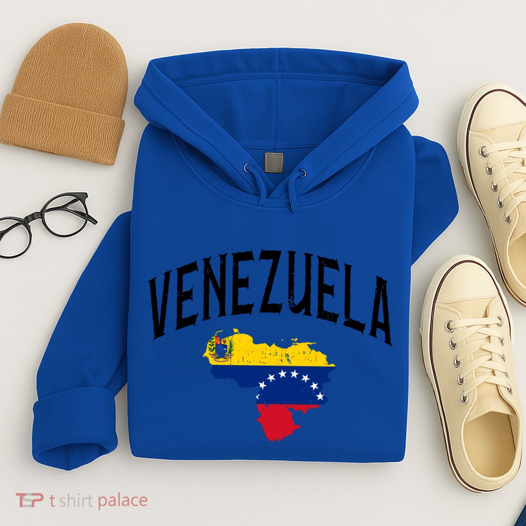 Venezuela Flag Throwback Sports Gift Hoodie