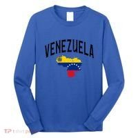 Venezuela Flag Throwback Sports Gift Long Sleeve Shirt thumb 0