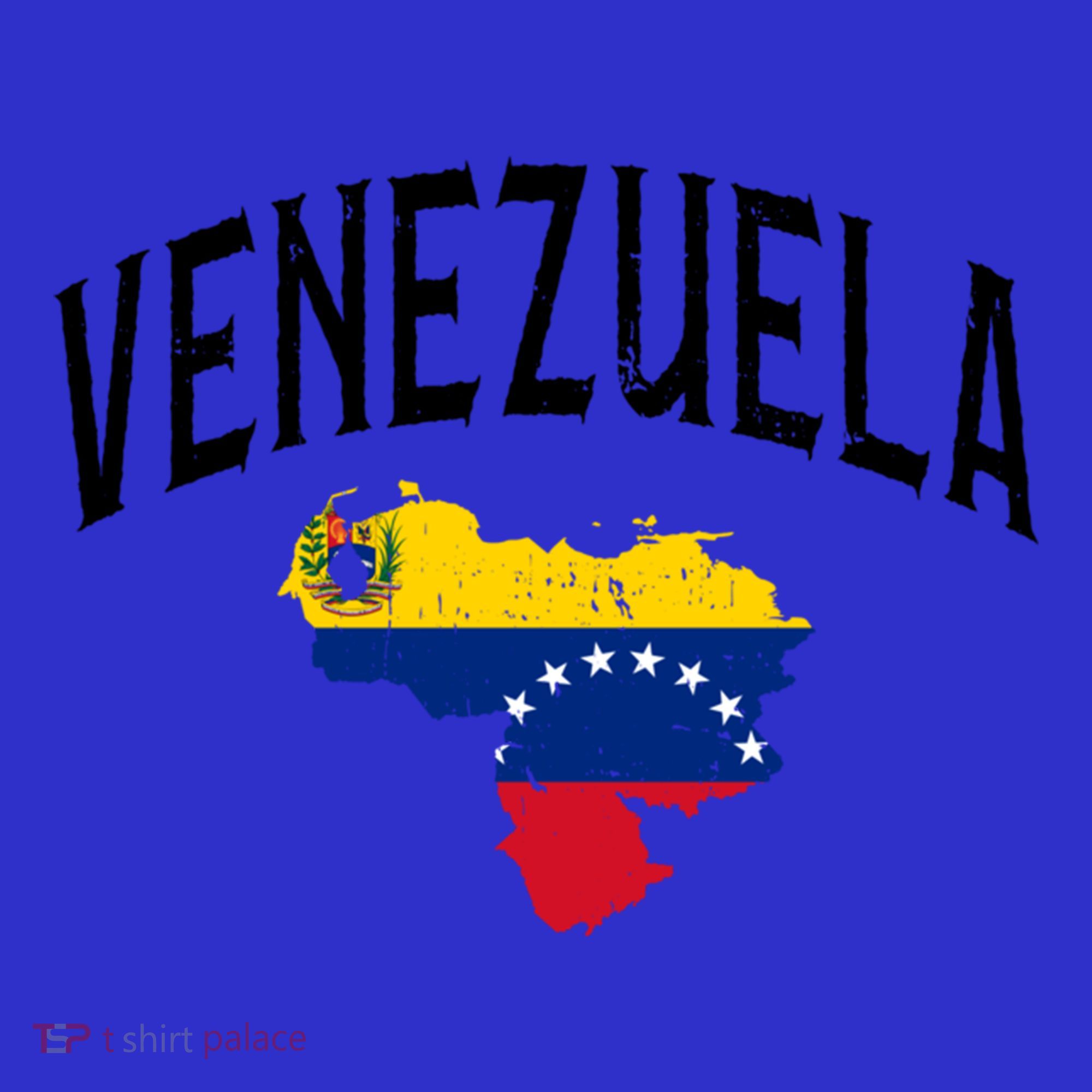 Venezuela Flag Throwback Sports Gift Long Sleeve Shirt