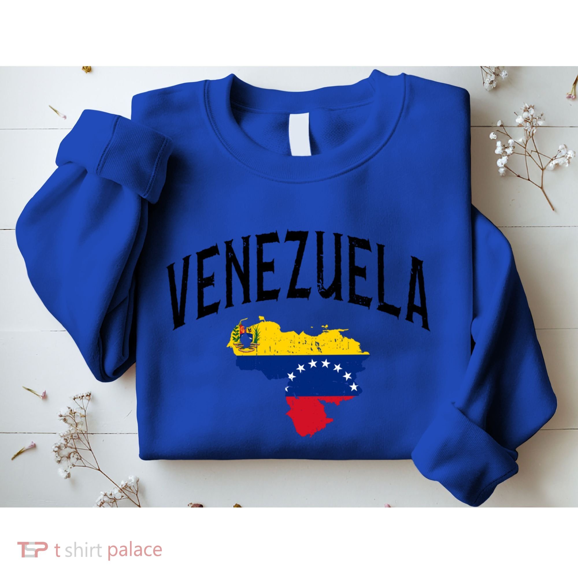 Venezuela Flag Throwback Sports Gift Sweatshirt