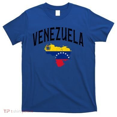 Venezuela Flag Throwback Sports Gift T-Shirt