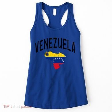 Venezuela Flag Throwback Sports Gift Women's Tank Top