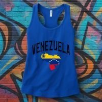 Venezuela Flag Throwback Sports Gift Women's Tank Top thumb 3