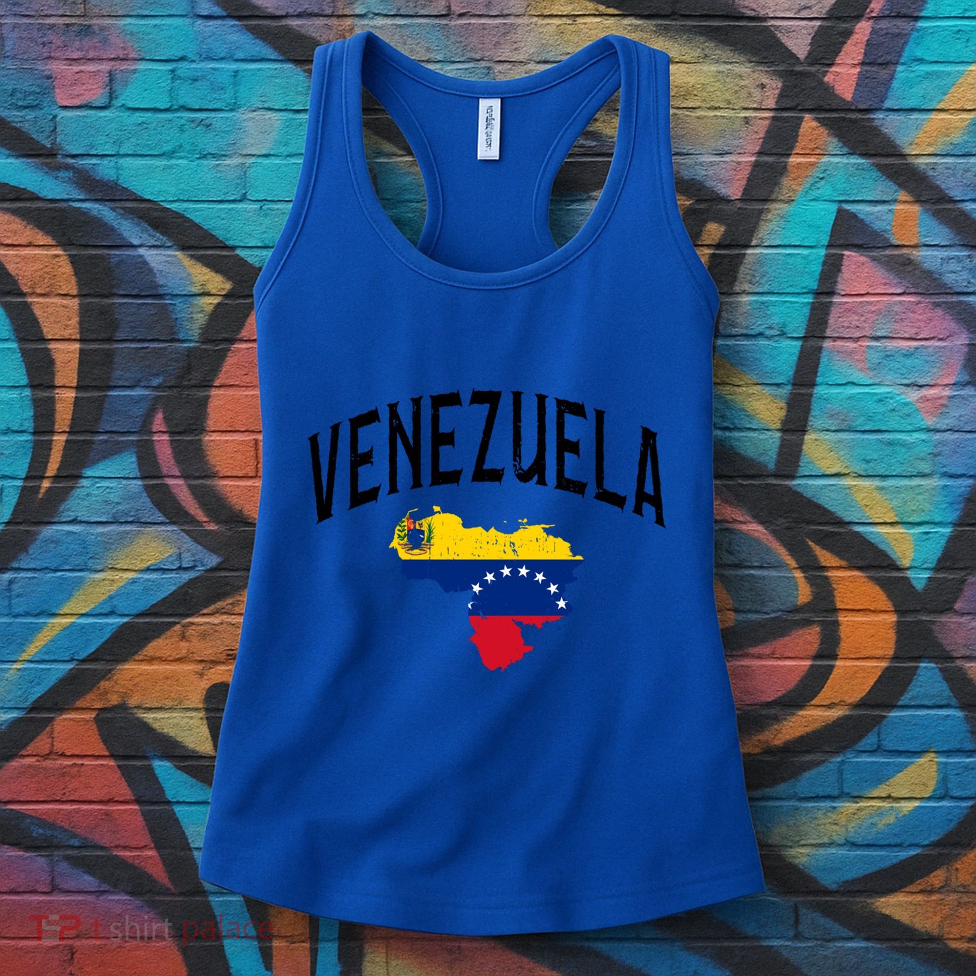Venezuela Flag Throwback Sports Gift Women's Tank Top