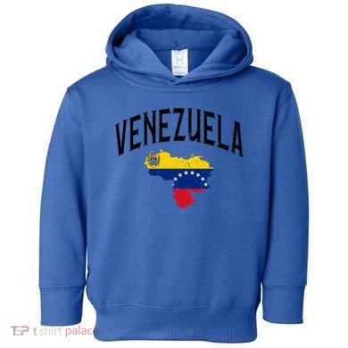 Venezuela Flag Throwback Sports Gift Toddler Hoodie