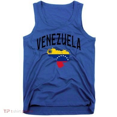 Venezuela Flag Throwback Sports Gift Tank Top