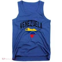 Venezuela Flag Throwback Sports Gift Tank Top thumb 0