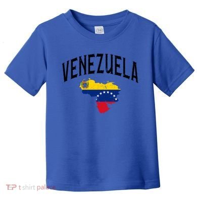 Venezuela Flag Throwback Sports Gift Toddler T-Shirt