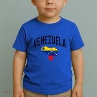 Venezuela Flag Throwback Sports Gift Toddler T-Shirt thumb 2