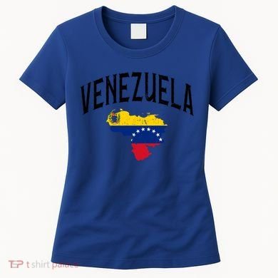 Venezuela Flag Throwback Sports Gift Women's T-Shirt
